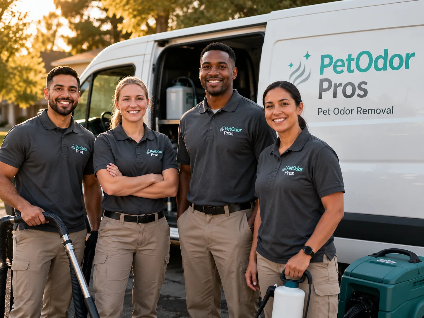 Pet Odor Removal team serving Hammond, OR